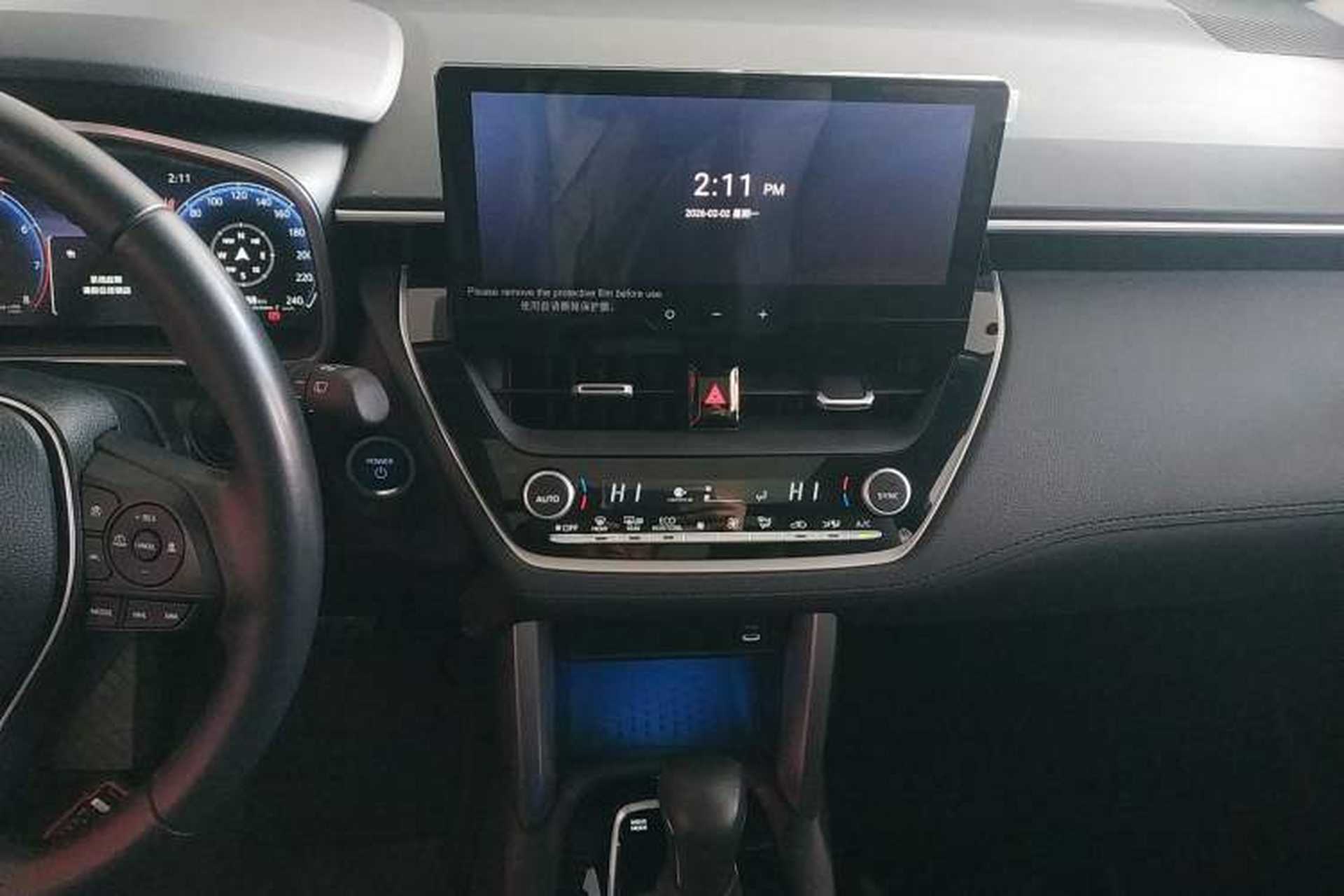 Used Toyota FRONTLANDER 2023 2.0L Smart Electric Hybrid Dual-Engine Deluxe Version Audio And AC Panel