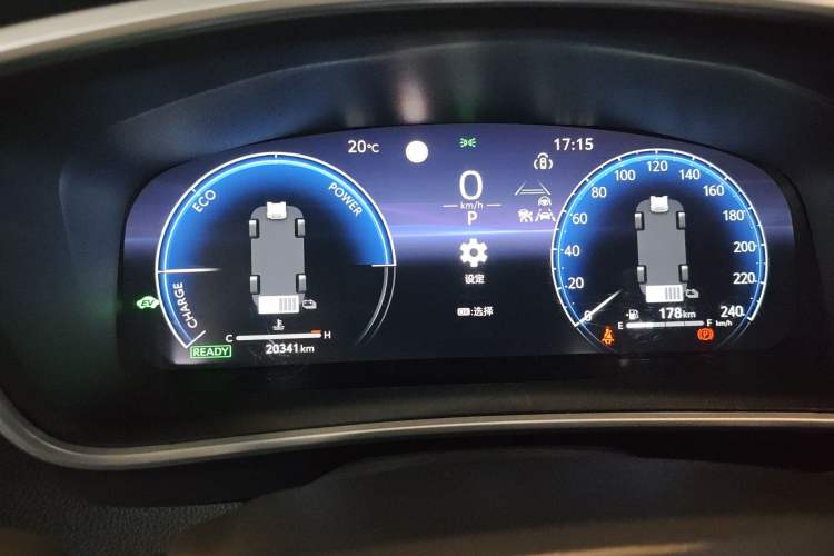Used Toyota FRONTLANDER 2023 2.0L Smart Electric Hybrid Dual-Engine Deluxe Version Instrument Cluster