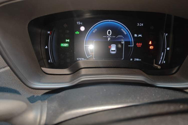 Used Toyota FRONTLANDER 2024 2.0L Smart Electric Hybrid Dual-Engine Leading Edition Odometer Close Up