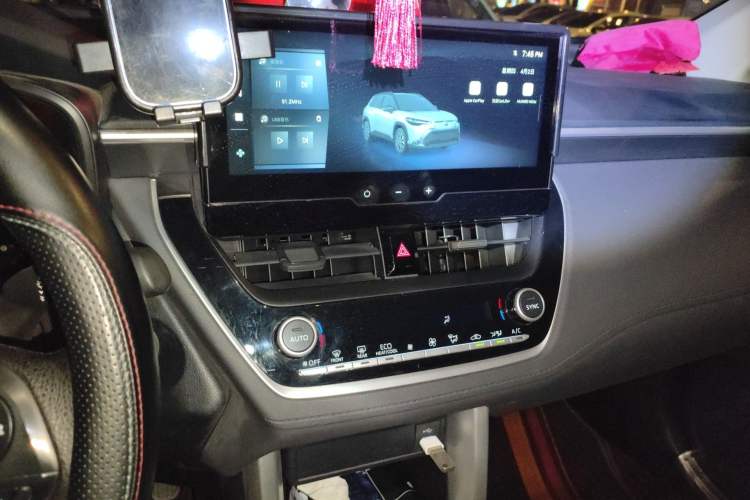 Used Toyota FRONTLANDER 2024 2.0L Smart Electric Hybrid Dual-Engine Leading Edition Audio And AC Panel