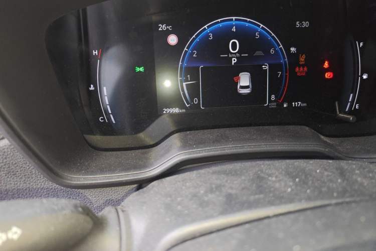Used Toyota FRONTLANDER 2024 2.0L CVT Leading Edition Odometer Close Up