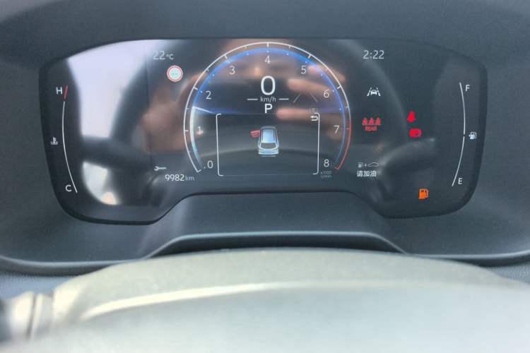 Used Toyota FRONTLANDER 2026 Model 2.0L CVT Comfort Edition Odometer Close Up