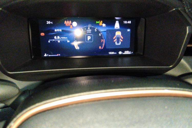 Used Toyota FRONTLANDER 2026 Model 2.0L CVT Luxury Edition Odometer Close Up