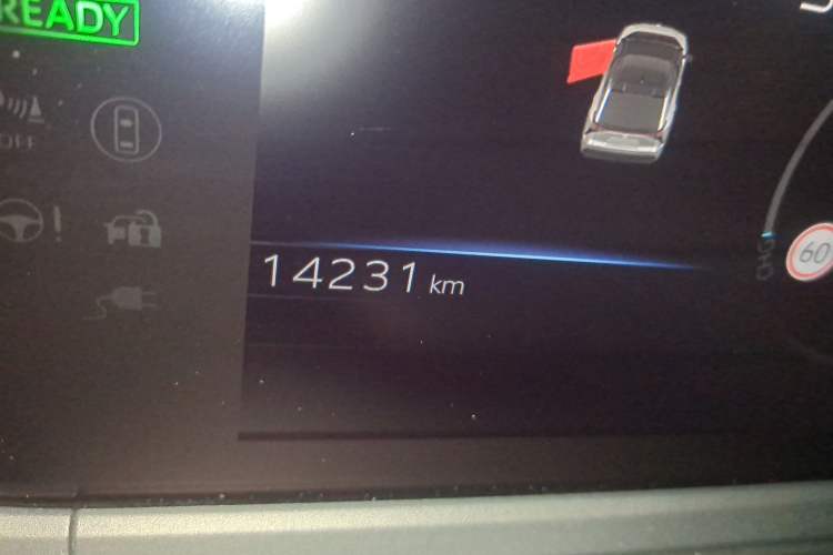 Used Toyota GAC bZ4X 2022 X-MODE Four-Wheel Drive Ultra Odometer Close Up
