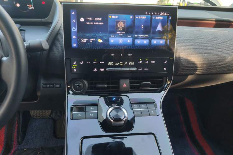Used Toyota GAC bZ4X 2022 Long-Range Pro Audio And AC Panel