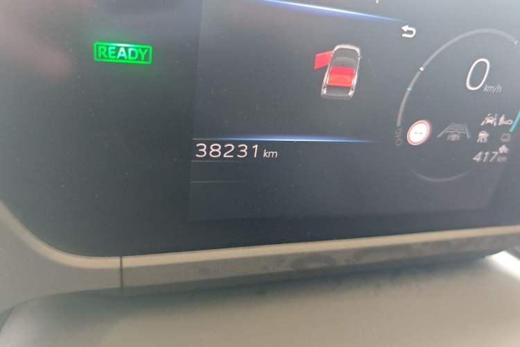 Used Toyota GAC bZ4X 2022 Long-Range Pro Odometer Close Up