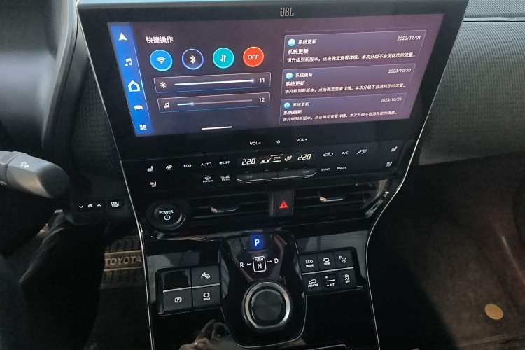Used Toyota GAC bZ4X 2022 X-MODE Four-Wheel Drive Ultra Audio And AC Panel