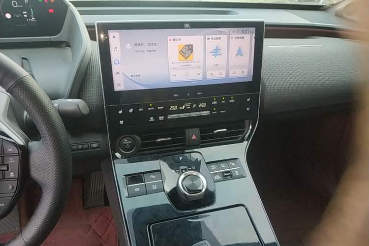 Used Toyota GAC bZ4X 2022 X-MODE Four-Wheel Drive Ultra Audio And AC Panel
