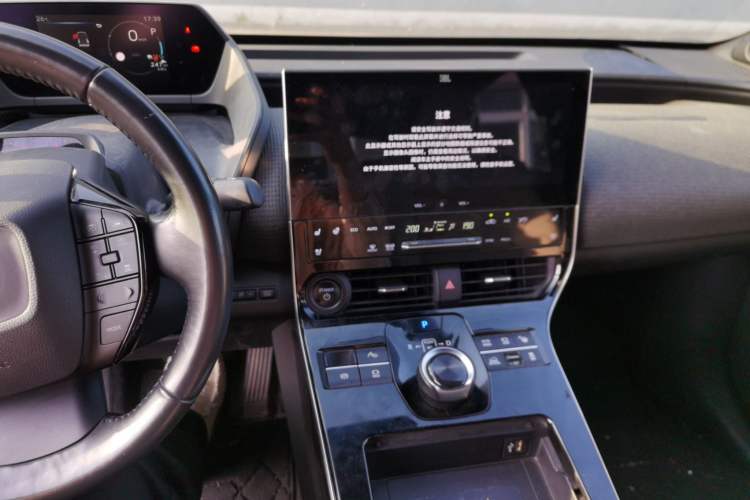 Used Toyota GAC bZ4X 2022 X-MODE Four-Wheel Drive Ultra Audio And AC Panel