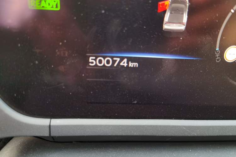 Used Toyota GAC bZ4X 2022 X-MODE Four-Wheel Drive Ultra Odometer Close Up