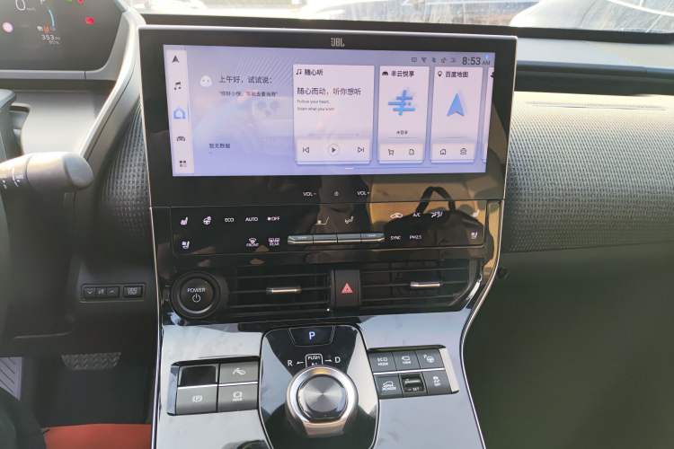 Used Toyota GAC bZ4X 2022 X-MODE Four-Wheel Drive Ultra Audio And AC Panel