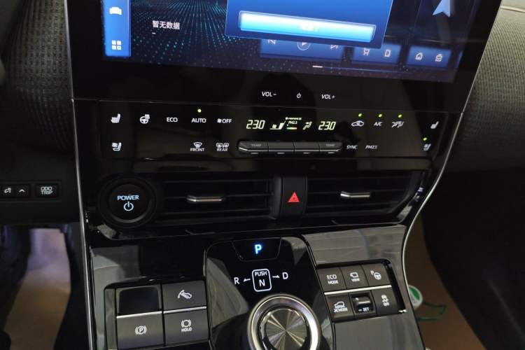 Used Toyota GAC bZ4X 2022 X-MODE Four-Wheel Drive Ultra Audio And AC Panel