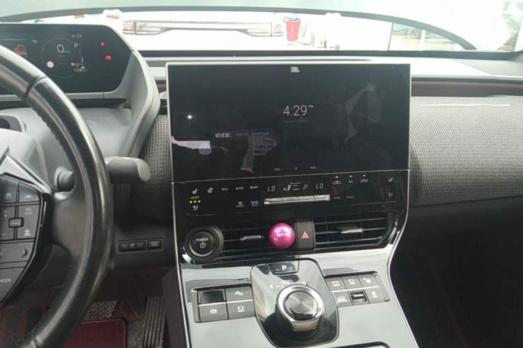 Used Toyota GAC bZ4X 2022 X-MODE Four-Wheel Drive Ultra Audio And AC Panel
