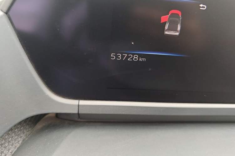 Used Toyota GAC bZ4X 2022 X-MODE Four-Wheel Drive Ultra Odometer Close Up