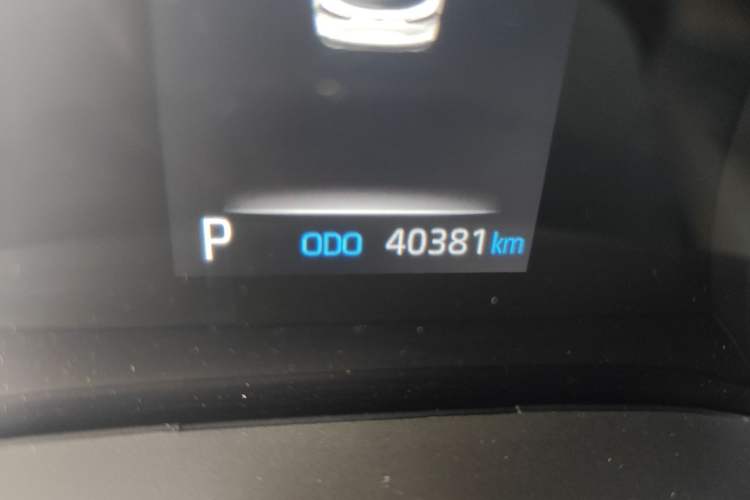 Used Toyota Granvia 2023 2.5L Hybrid Luxury Edition Odometer Close Up