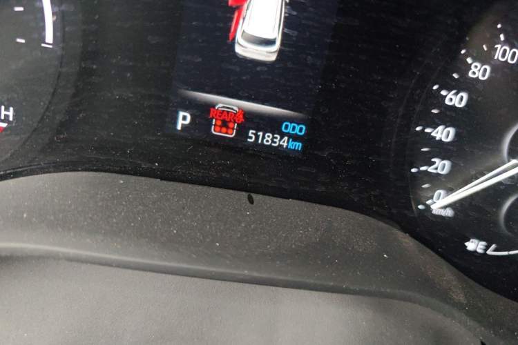Used Toyota Granvia 2023 2.5L Hybrid Comfort Edition Odometer Close Up