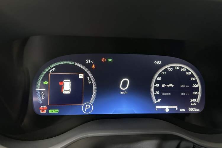 Used Toyota Granvia 2024 2.5L Hybrid Prestige PLUS Four-Wheel Drive Version Odometer Close Up