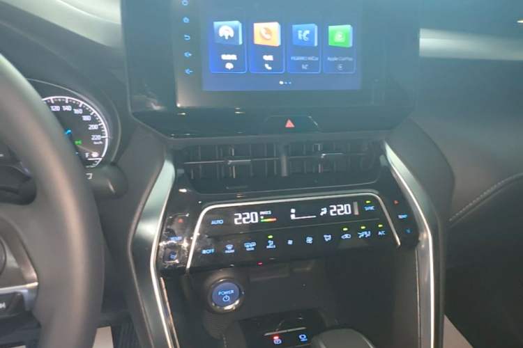 Used Toyota Harrier 2022 Dual-Engine 2.5L CVT Two-Wheel Drive Luxury Edition Audio And AC Panel