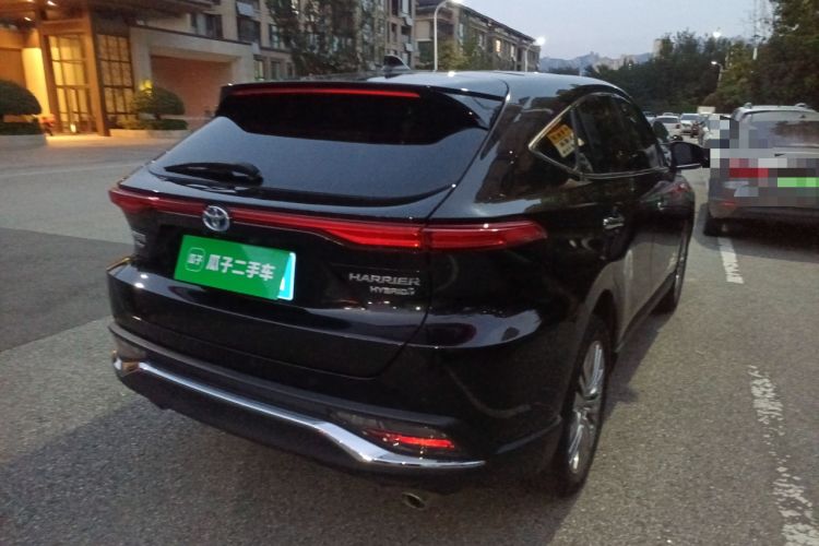 Used Toyota Harrier 2022 Dual-Engine 2.5L CVT Four-Wheel Drive Luxury Edition Rear Right 45 Deg