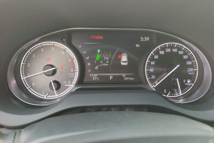 Used Toyota Harrier 2022 2.0L CVT Two-Wheel Drive Luxury Edition Instrument Cluster
