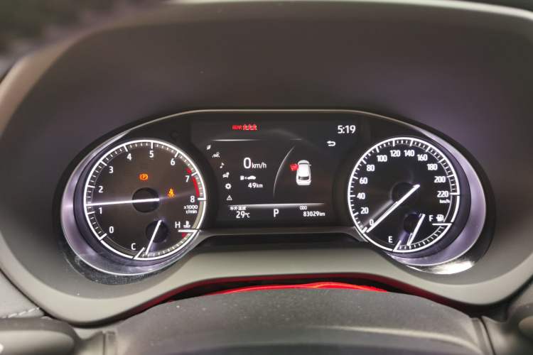 Used Toyota Harrier 2022 2.0L CVT Two-Wheel Drive Deluxe Edition Instrument Cluster