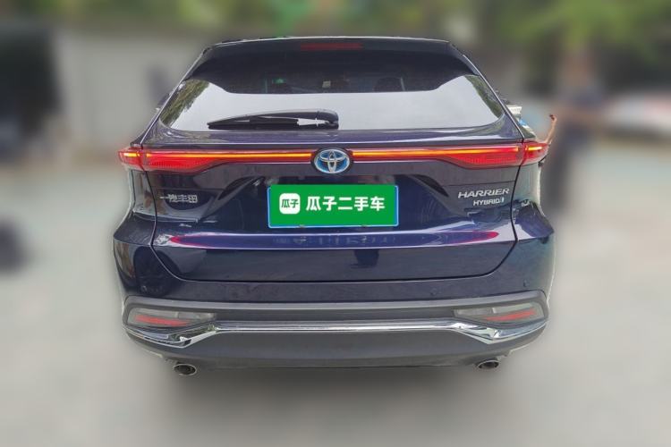 Used Toyota Harrier 2022 Dual-Engine 2.5L CVT Two-Wheel Drive Luxury Edition Rear