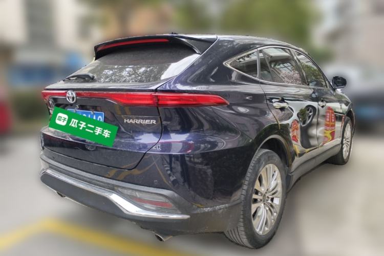Used Toyota Harrier 2022 2.0L CVT Two-Wheel Drive Deluxe Edition Rear Right 45 Deg