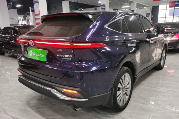 Used Toyota Harrier 2022 Dual-Engine 2.5L CVT Four-Wheel Drive Luxury Edition Rear Right 45 Deg