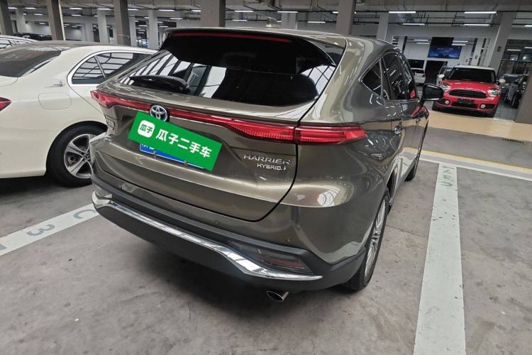 Used Toyota Harrier 2022 Dual-Engine 2.5L CVT Four-Wheel Drive Flagship Edition Rear Right 45 Deg