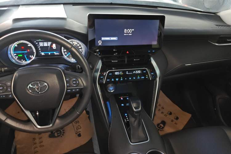 Used Toyota Harrier 2022 Dual-Engine 2.5L CVT Four-Wheel Drive Flagship Edition Audio And AC Panel