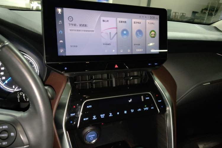 Used Toyota Harrier 2022 Dual-Engine 2.5L CVT Four-Wheel Drive Luxury Edition Audio And AC Panel