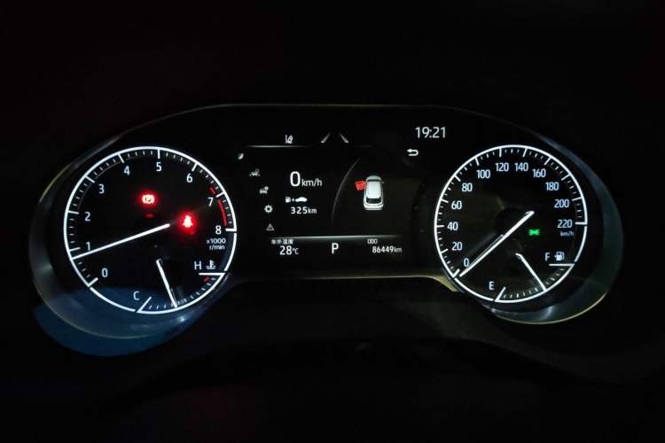 Used Toyota Harrier 2022 2.0L CVT Two-Wheel Drive Luxury Edition Instrument Cluster