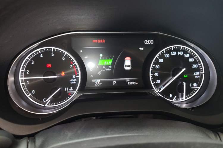 Used Toyota Harrier 2022 2.0L CVT Two-Wheel Drive Deluxe Edition Instrument Cluster