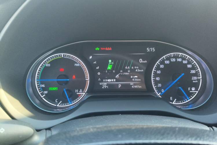 Used Toyota Harrier 2022 Dual-Engine 2.5L CVT Two-Wheel Drive Luxury Edition Instrument Cluster