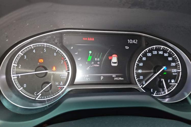 Used Toyota Harrier 2022 2.0L CVT Two-Wheel Drive Entry Version Instrument Cluster