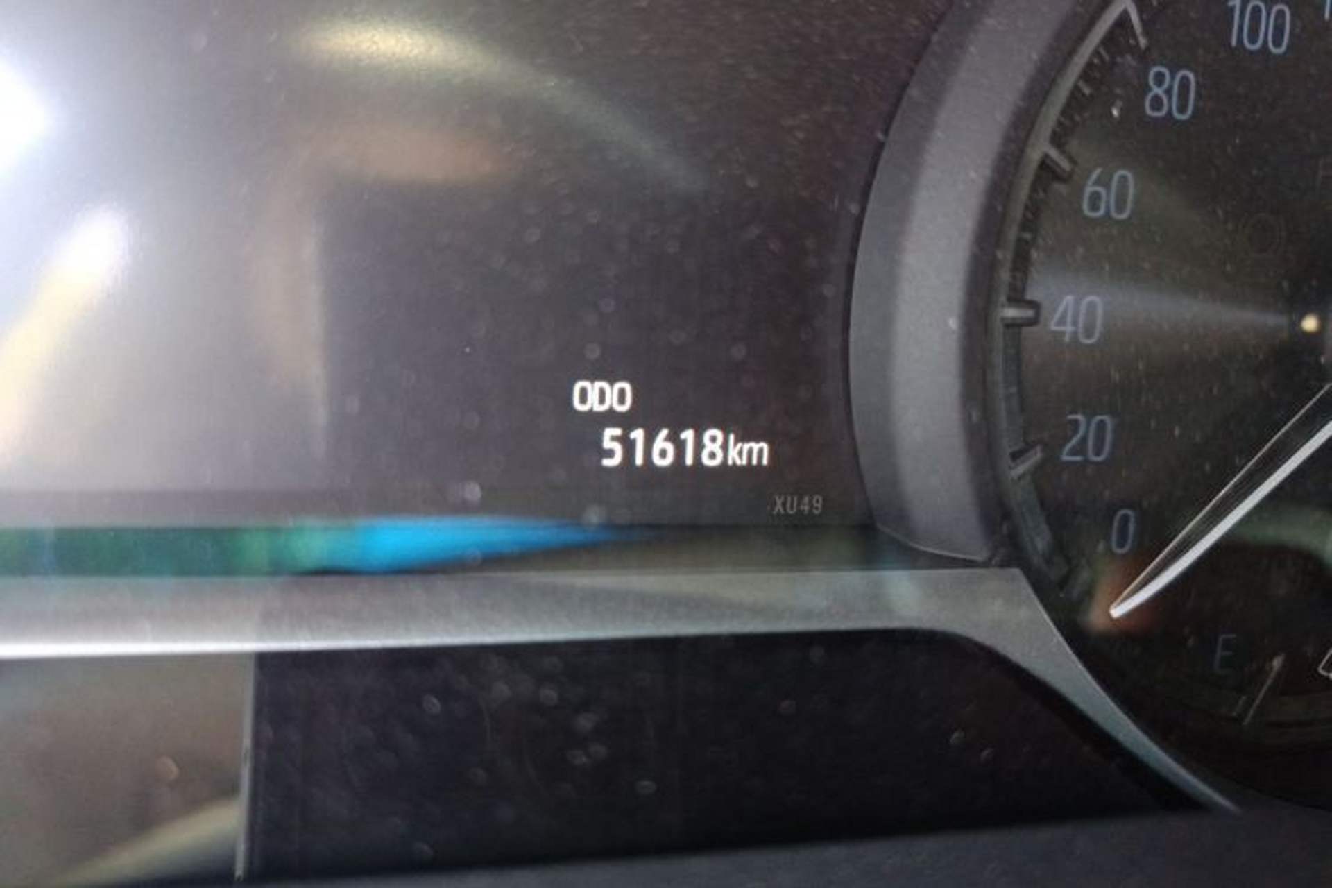 Used Toyota Harrier 2022 2.0L CVT Two-Wheel Drive Luxury Edition Odometer Close Up
