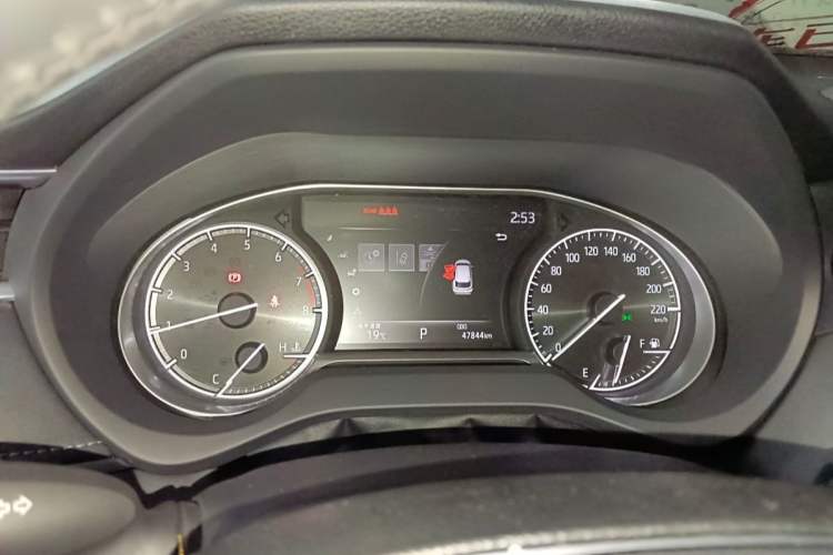 Used Toyota Harrier 2022 2.0L CVT Two-Wheel Drive Entry Version Odometer Close Up