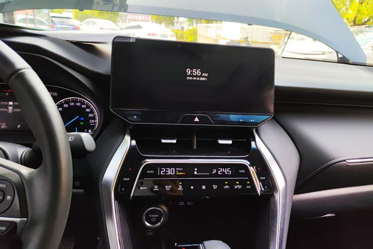 Used Toyota Harrier 2023 Dual-Engine 2.5L CVT Two-Wheel Drive Luxury Edition Audio And AC Panel