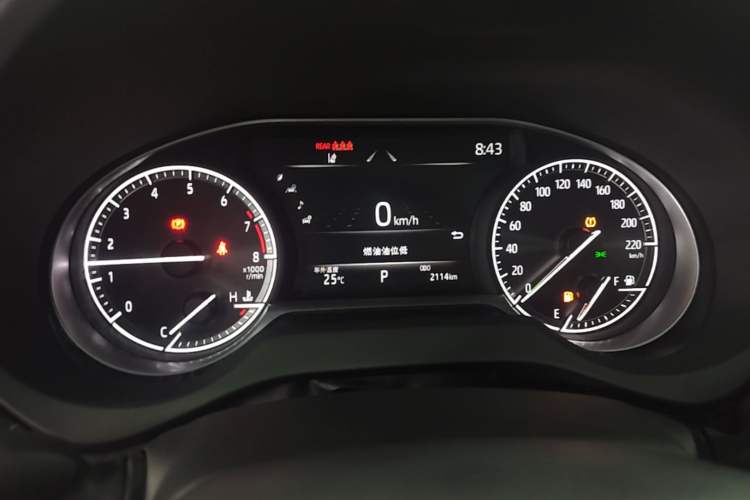 Used Toyota Harrier 2023 2.0L CVT Two-Wheel Drive Luxury Edition Instrument Cluster