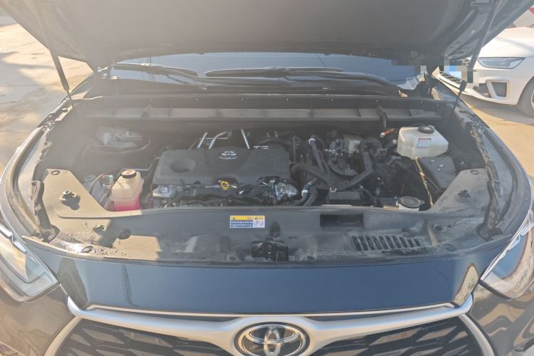 Used Toyota Highlander 2024 2.5L Smart Electric Hybrid Dual-Motor Two-Wheel-Drive Elite Edition 5 Seats Engine Bay