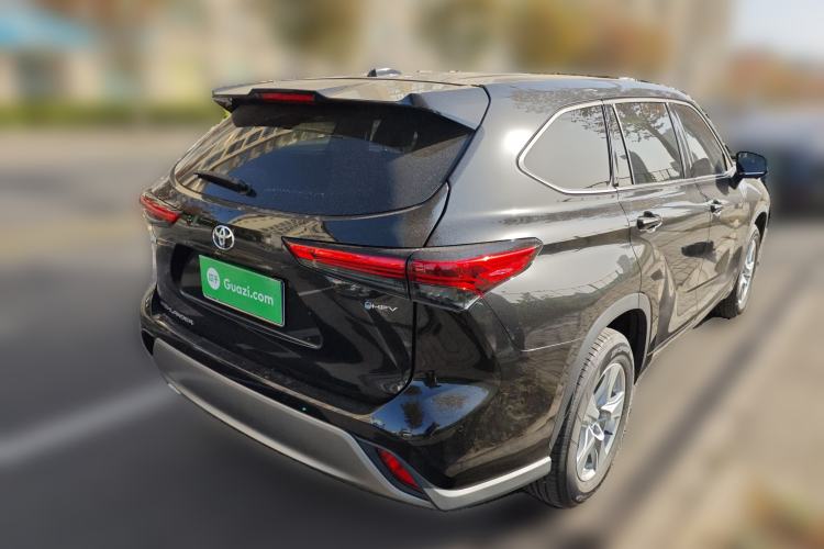Used Toyota Highlander 2026 Model 2.5L Intelligent Electric Hybrid Dual-Engine Two-Wheel-Drive Elite Edition 5-seater Rear Right 45 Deg