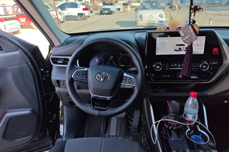 Used Toyota Highlander 2024 2.5L Smart Electric Hybrid Dual-Motor Two-Wheel-Drive Elite Edition 5 Seats Steering Wheel
