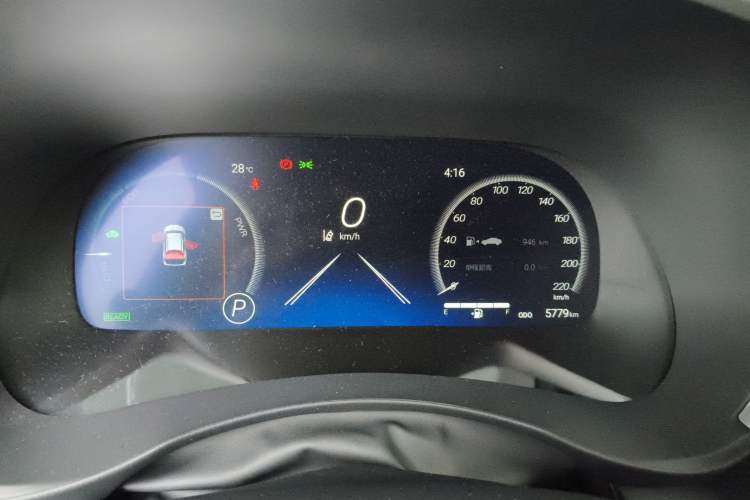 Used Toyota Highlander 2024 2.5L Smart Electric Hybrid Dual-Motor Two-Wheel-Drive Elite Edition 5 Seats Instrument Cluster
