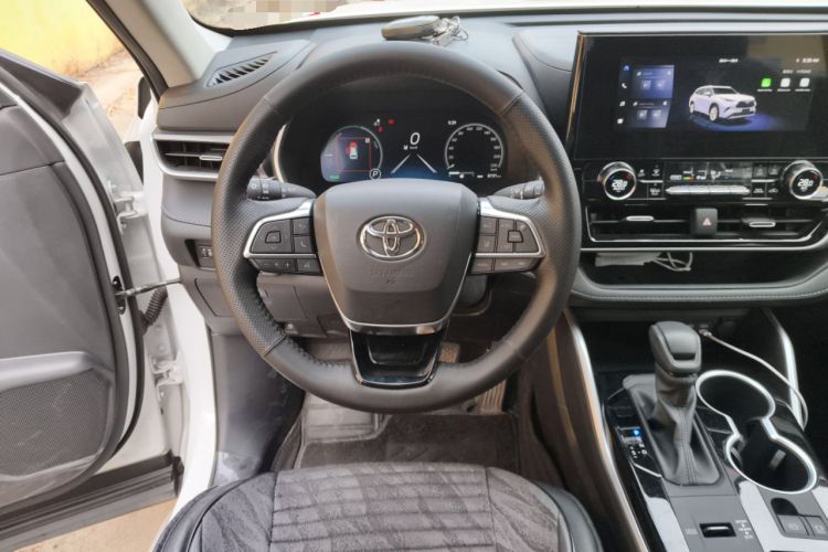Used Toyota Highlander 2024 2.5L Smart Electric Hybrid Dual-Motor Two-Wheel-Drive Elite Edition 5 Seats Steering Wheel