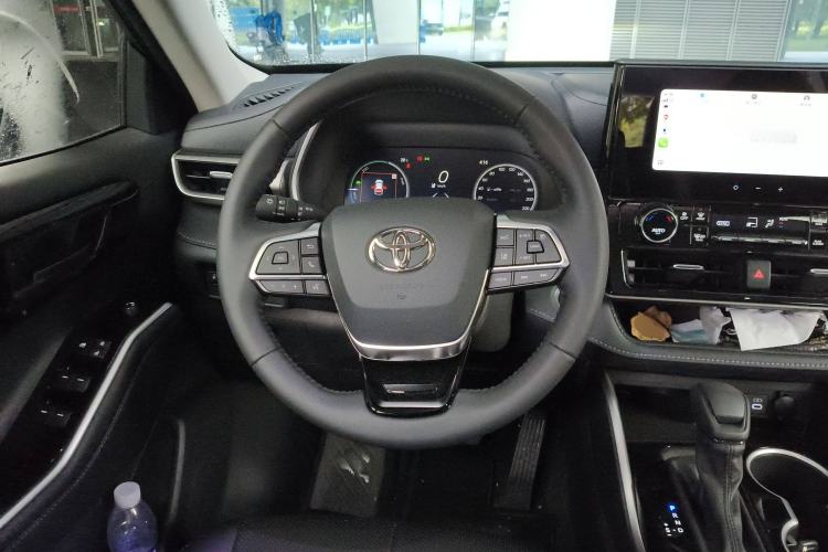 Used Toyota Highlander 2024 2.5L Smart Electric Hybrid Dual-Motor Two-Wheel-Drive Elite Edition 5 Seats Steering Wheel