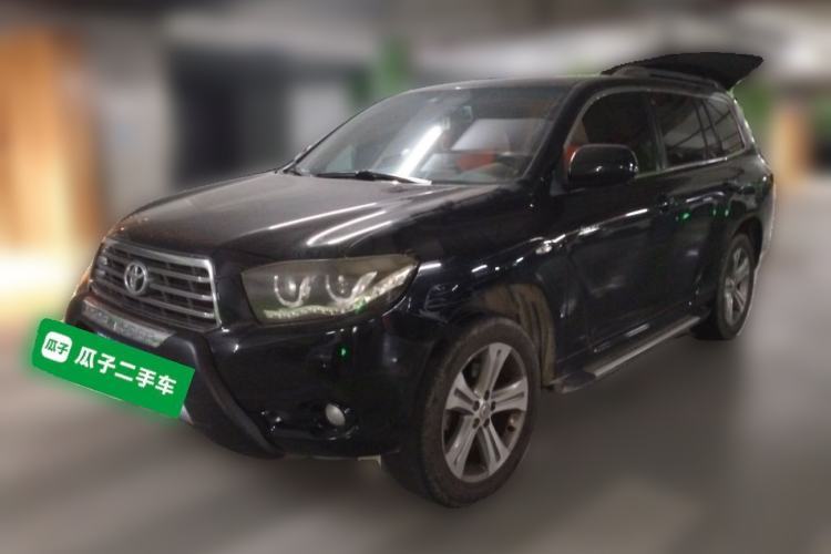 Used Toyota Highlander 2009 2.7L Two-Wheel Drive 7-Seater Luxury Edition Guazi used car, China used car export, Used car for sale, Used cars, Cheapest cars for sale