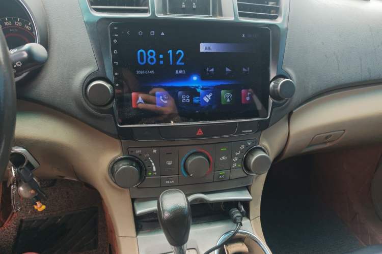Used Toyota Highlander 2009 3.5L 4x4 7-Seater Elite Edition Audio And AC Panel