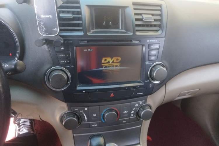 Used Toyota Highlander 2009 3.5L 4x4 7-Seater Elite Edition Audio And AC Panel