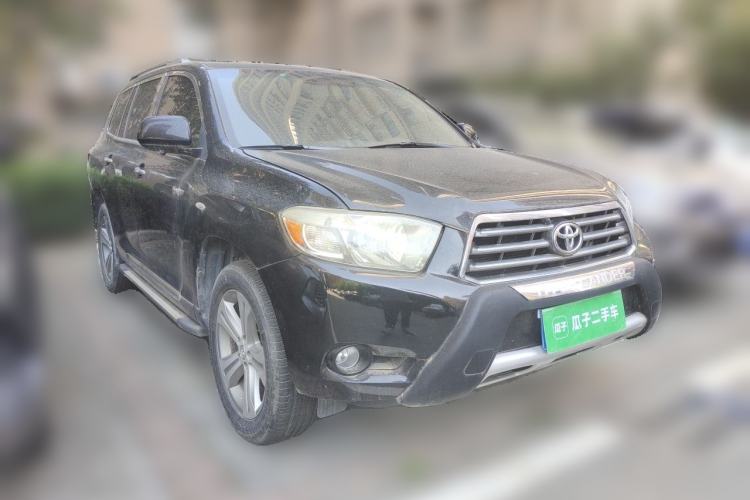 Used Toyota Highlander 2009 3.5L 4x4 7-Seater Luxury Edition Front Right 45 Deg