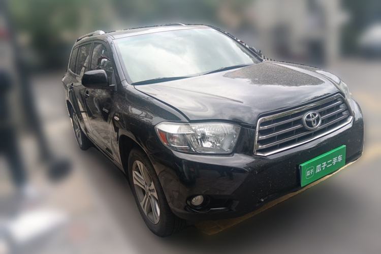 Used Toyota Highlander 2009 2.7L Two-Wheel Drive 7-Seater Luxury Navigation Edition Front Right 45 Deg